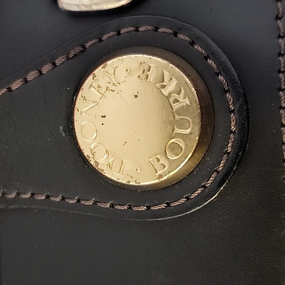 Dooney & Bourke Vintage Cabriolet Cloth w/ Leather Trim Satchel Midnight Black - Picture 16 of 16